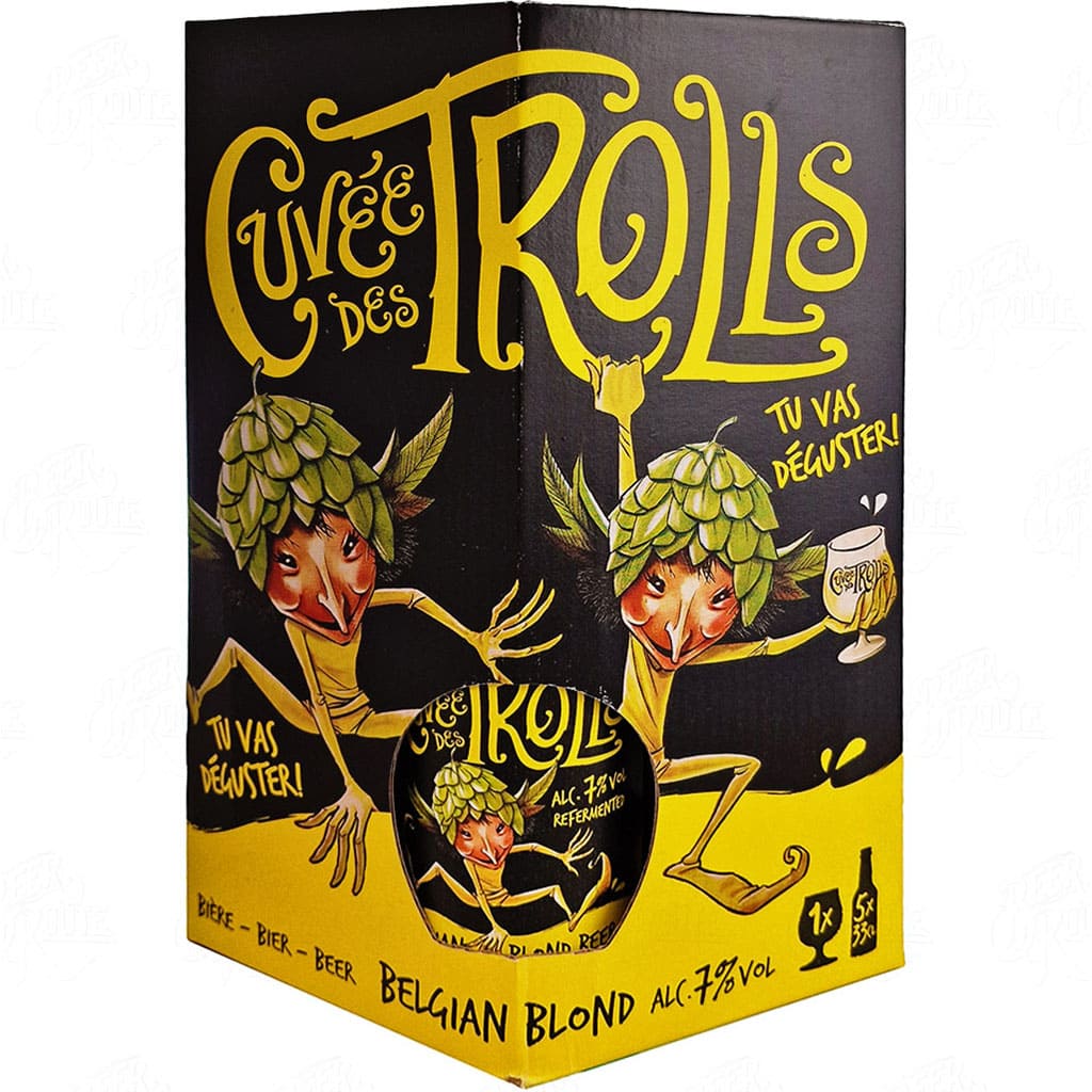 CUVEE DES TROLLS COFFRET 6X25CL + 1 VERRE
